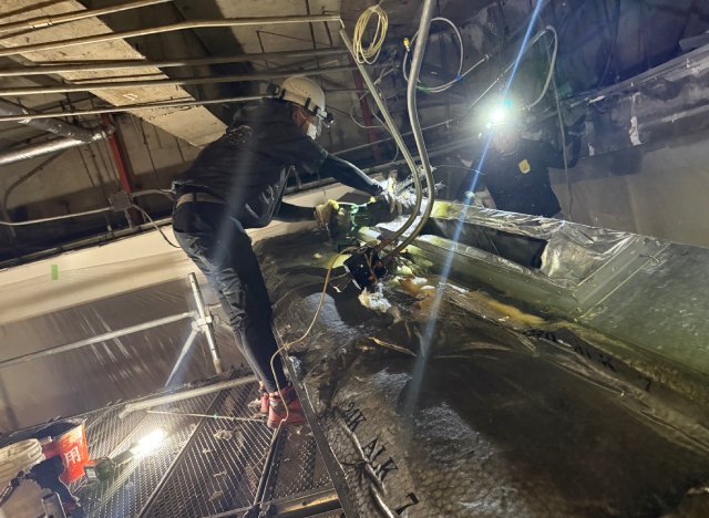 重量物解体搬出工事