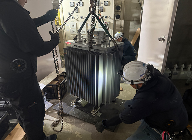 福岡市博多区 トランス入替工事